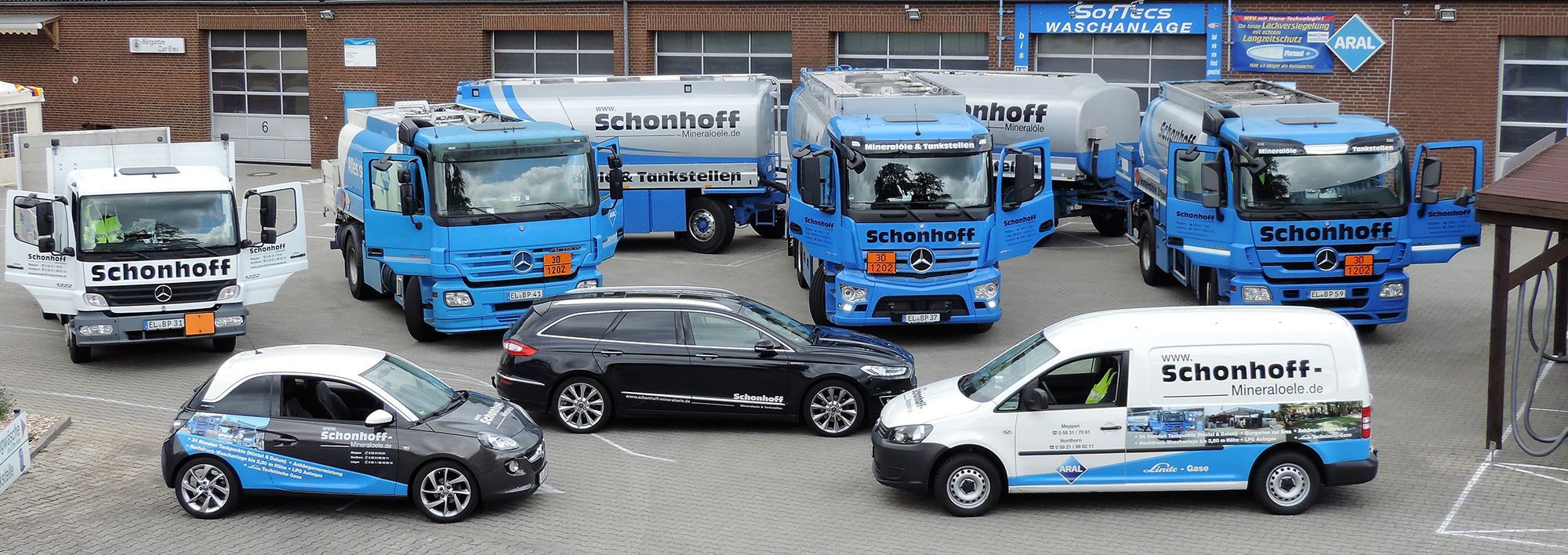 Fuhrpark der Schonhoff Mineralölhandel & Tankstellen GmbH in Meppen